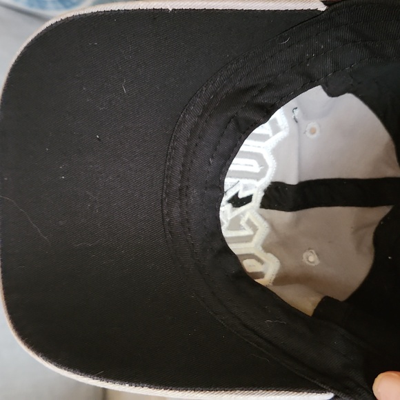 AC/DC womans distressed black and gray ball cap - Picture 5 of 14